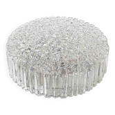 Plafonnier Helen Tynell verrerie Limburg Années 70 Diamètre 30 cm