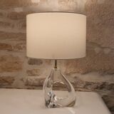 Crystal lamp, free form, daum, 1950