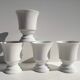 Half mazagrans, porcelain cups