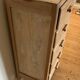 Vintage 5-drawer chest of drawers in waxed solid pine.