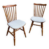 Paire de chaises bistrot Bauman vintage modèle Tacoma