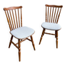 Paire de chaises bistrot Bauman vintage modèle Tacoma