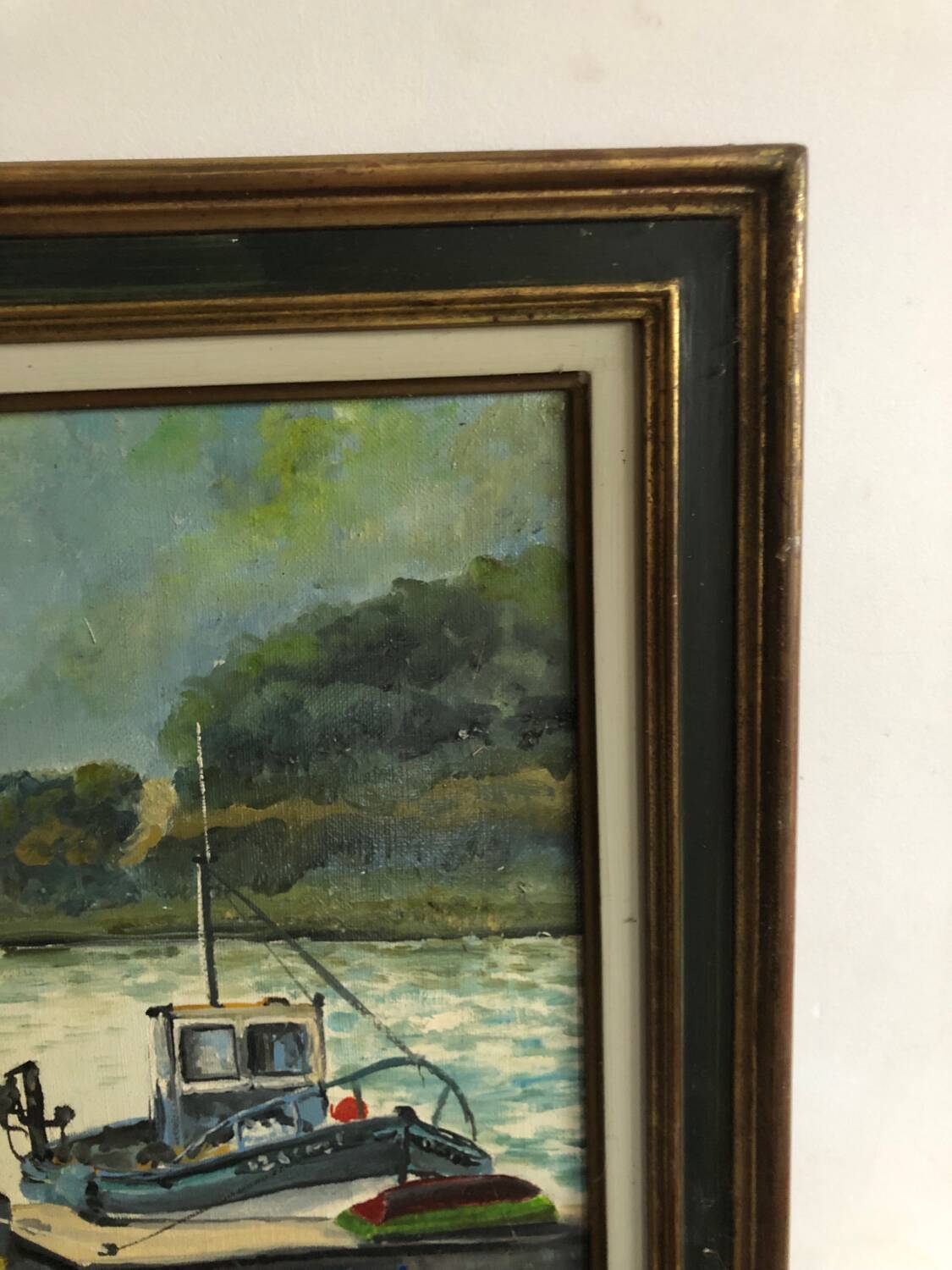 Marine painting oil on canvas