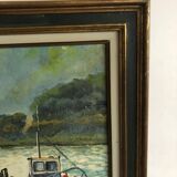 Marine painting oil on canvas