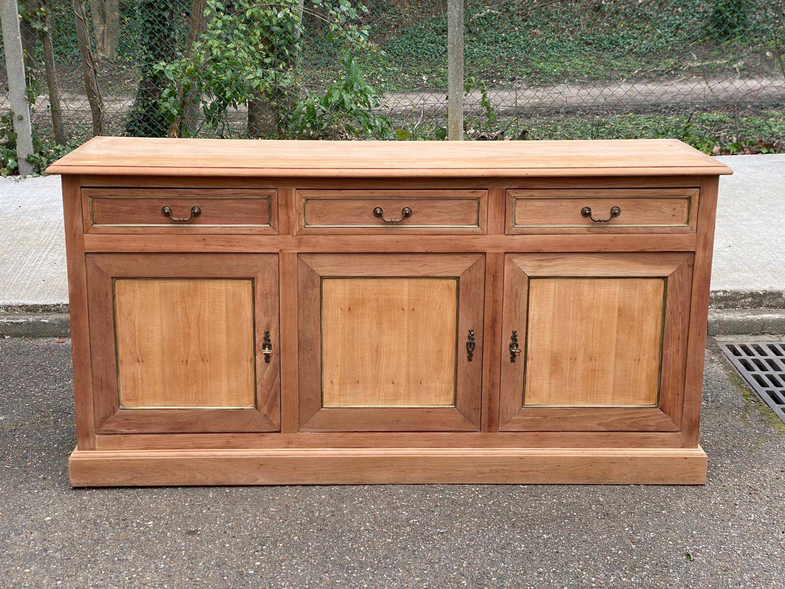 Renovated wooden imperial buffet from the 20th century, 180cm.