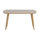 Light grey scquircle coffee table (80x45cm)