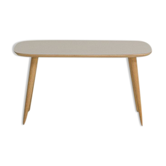 Table basse format scquircle gris clair (80x45cm)