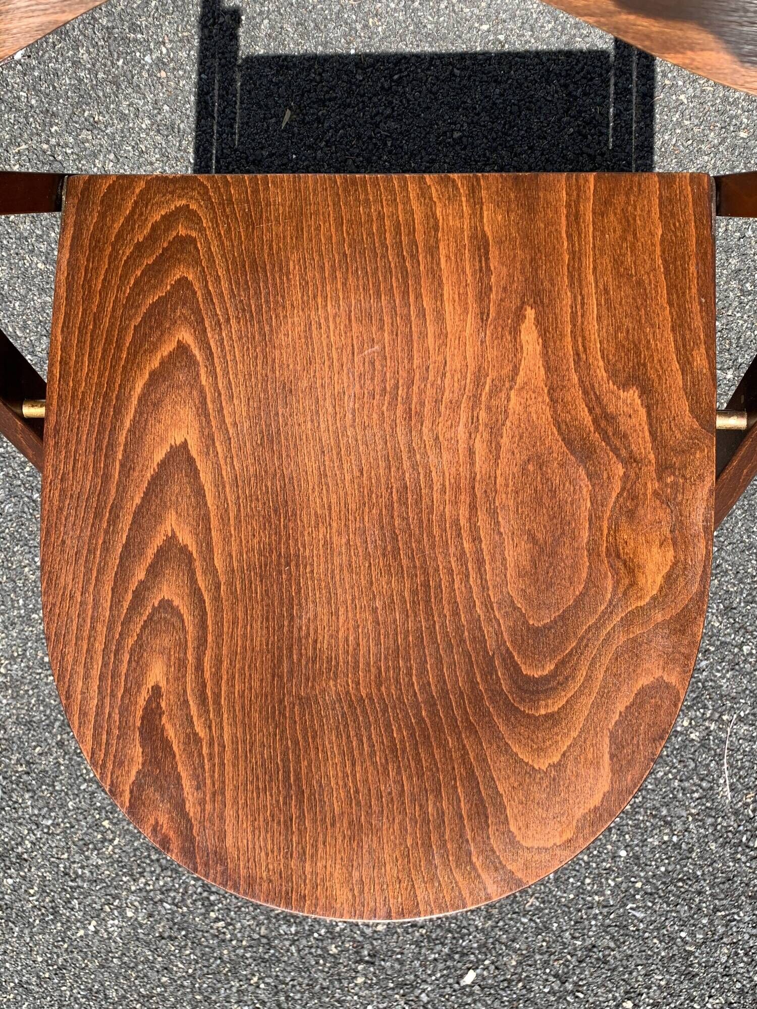 6 wooden folding chairs Stol Kamnik Yugoslavia design Zascitni Zhak