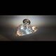 Vintage 1960’s Venini Style Murano Glass Ceiling Chandelier Light