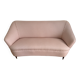 Vintage Italian 1960s pink fabric sofa – Organic design