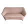 Vintage Italian 1960s pink fabric sofa – Organic design