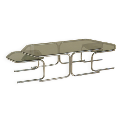 Ensemble de tables basses modulables Space Age 80’s