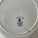 Set of 7 flat plates Terre de Fer XIXth "Madrid"