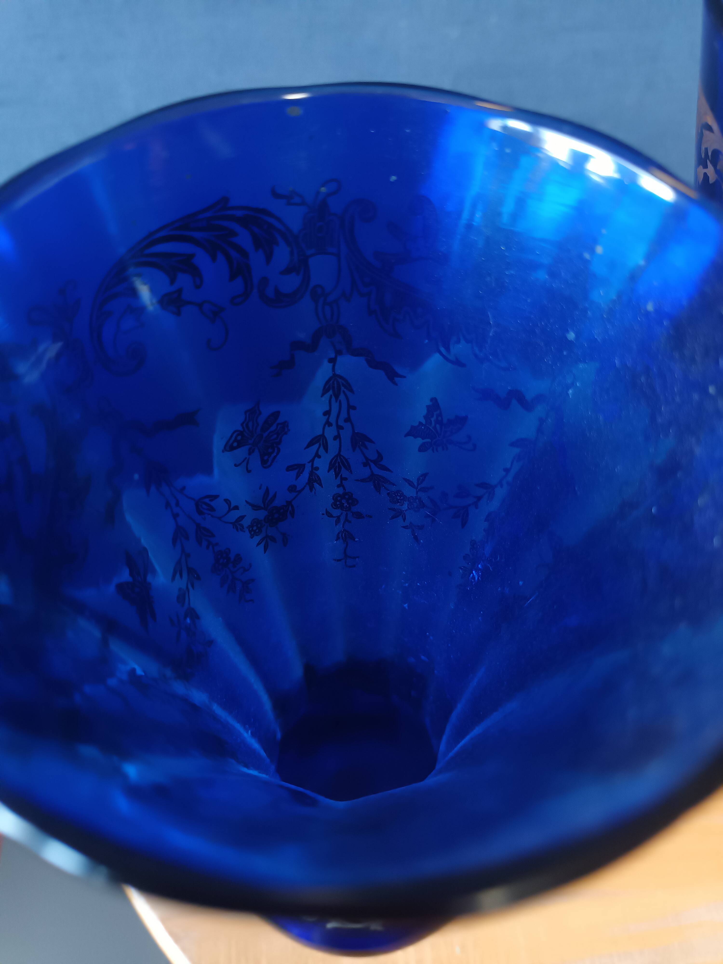 Paire de vase cristal de Sèvres Selency