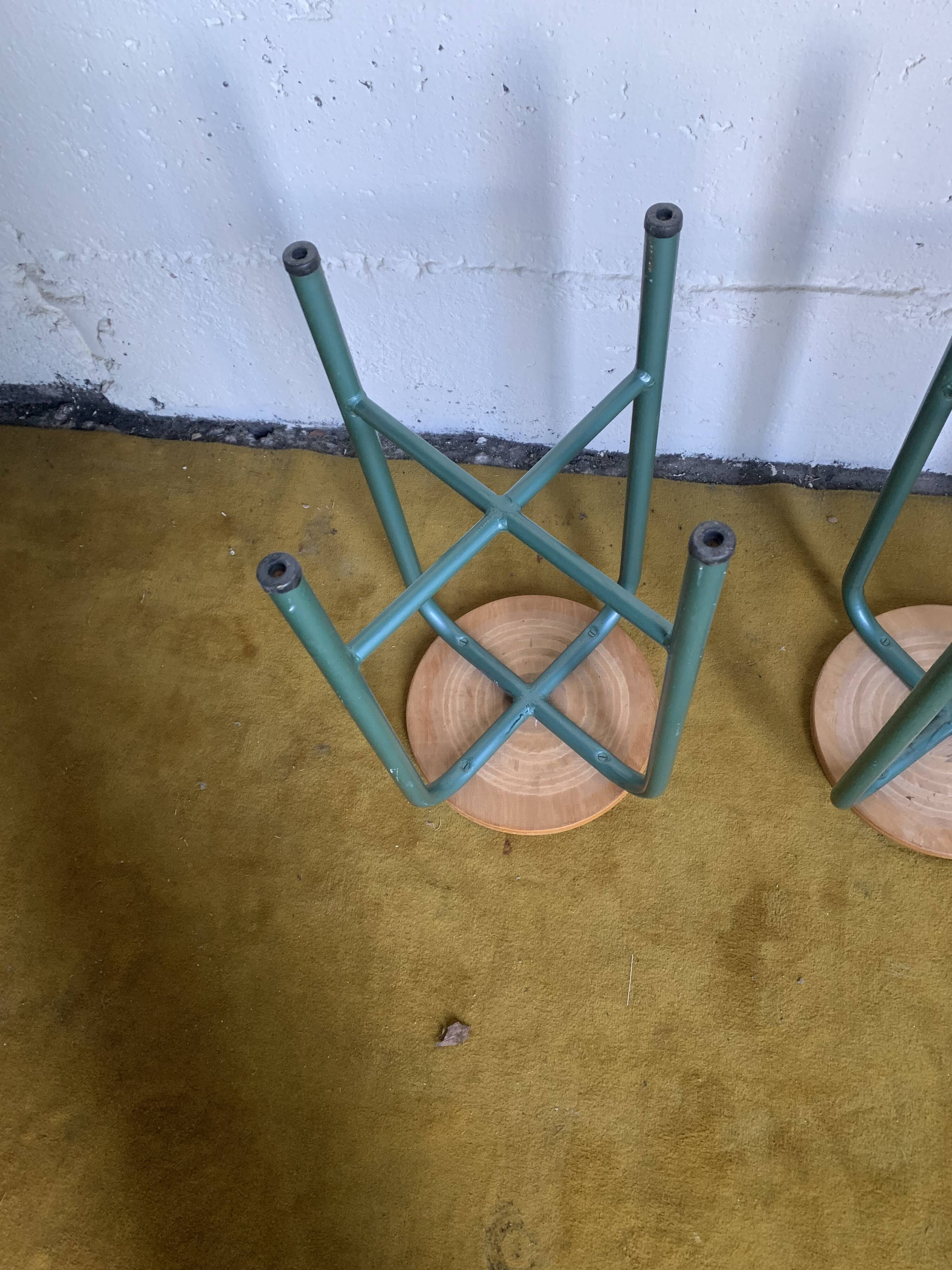 Pair of school stools
