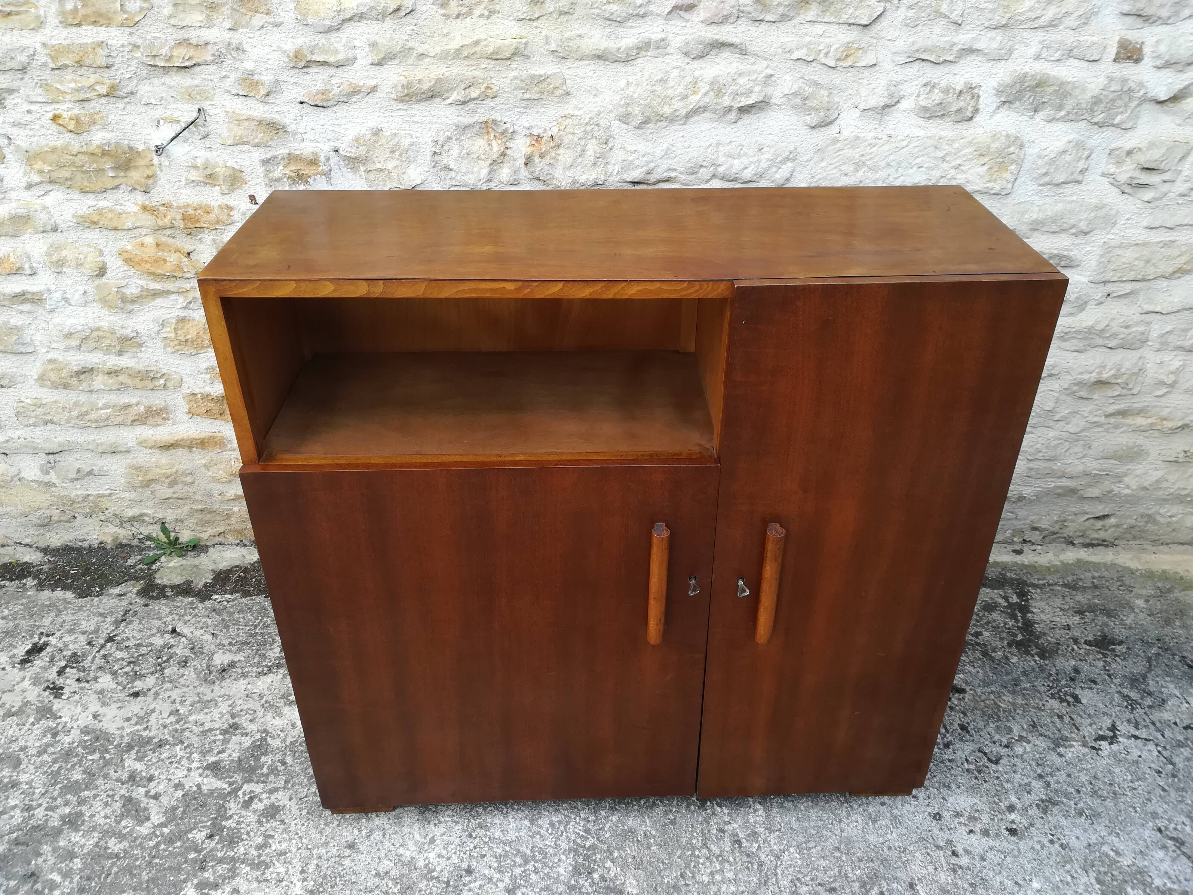 Asymmetrical two-door sideboard