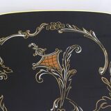 Large coffee table 1960s Rococo style with tapered legs.