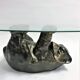 Black bear coffee table, 1970