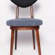 Mid-century dark blue denim armchair, Europe, 1960s