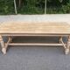 Table à manger de ferme rénovée 210cm du XXème