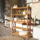 vintage rattan bookcase