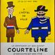 Original poster "Theatre in Trouville Courteline" Savignac 49x61cm 1994