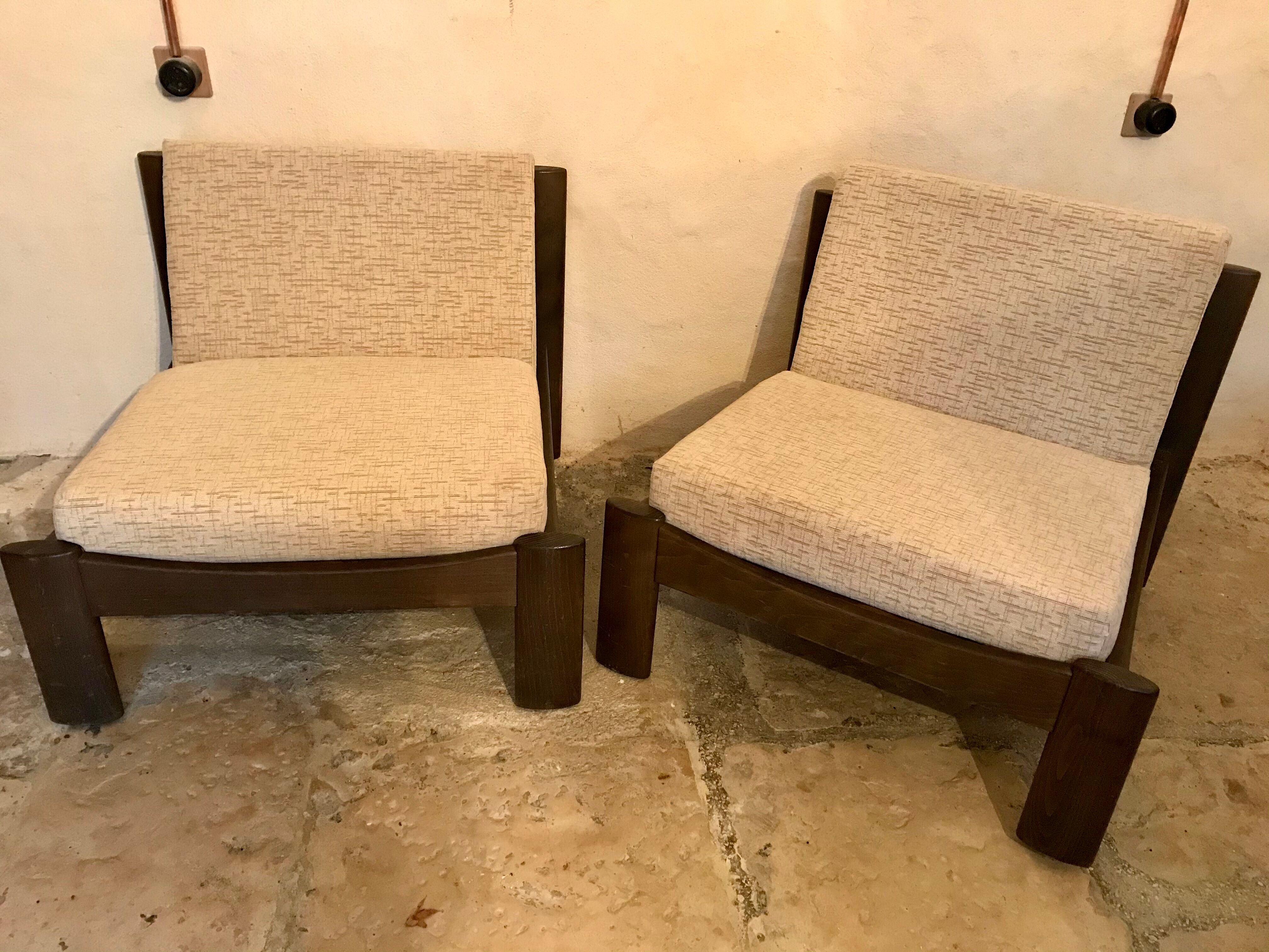 Pair of vintage armchairs