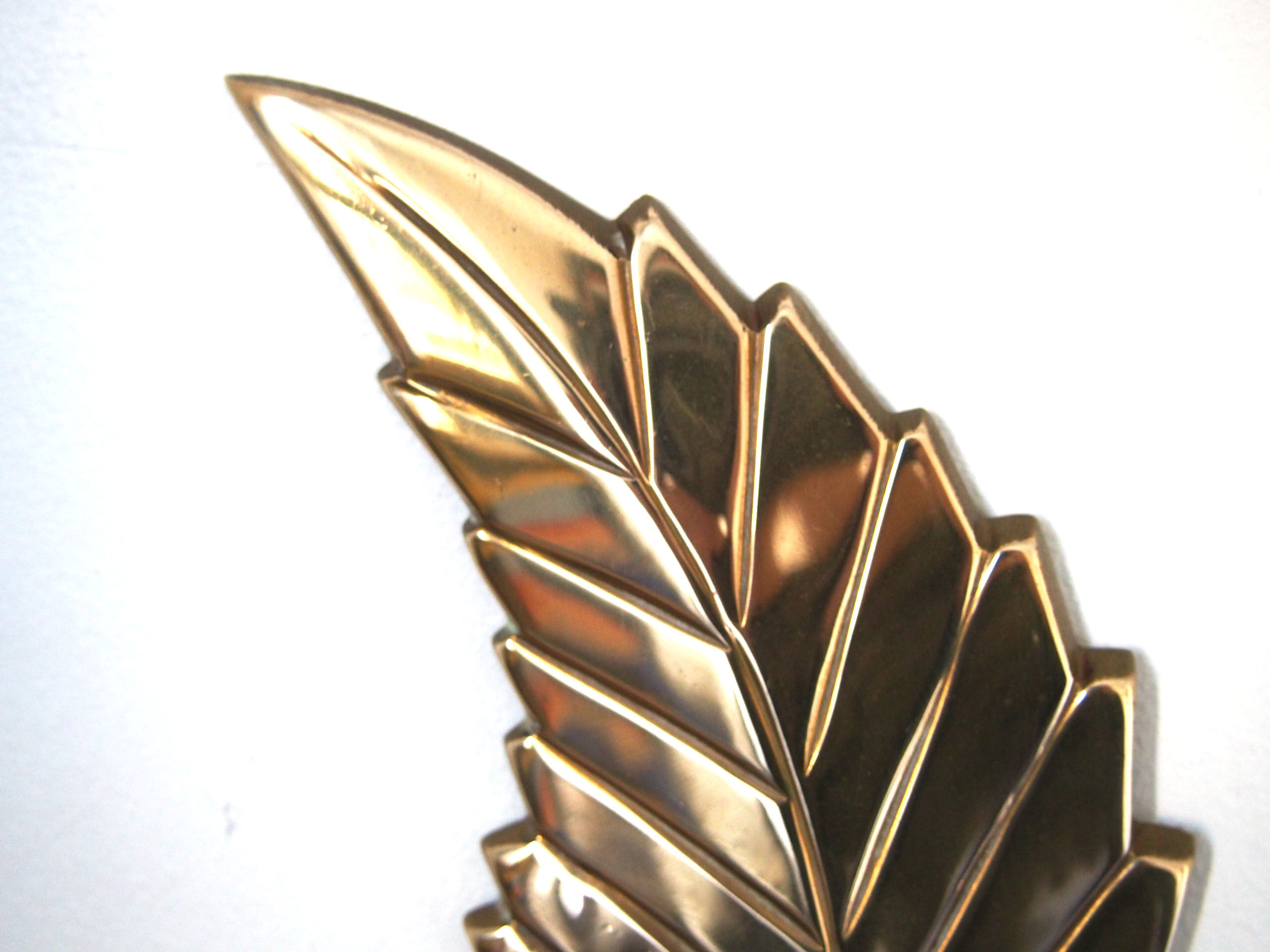 Candlestick sheet gold brass