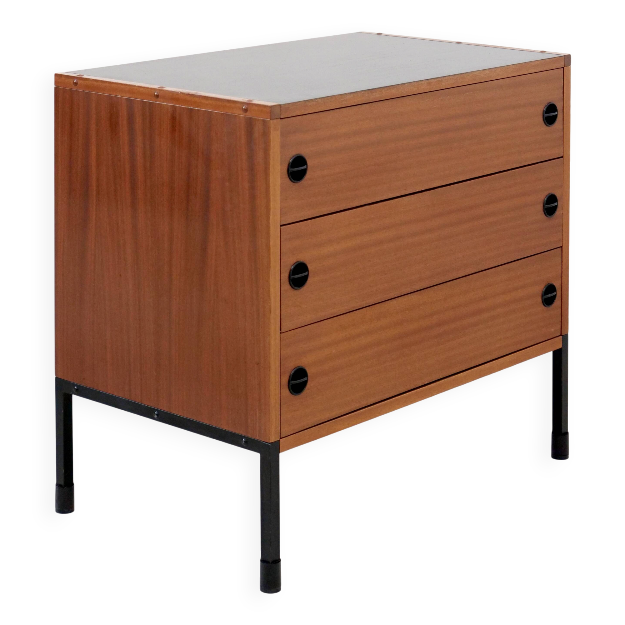 Commode à triroirs mid century design Français ARP Minvielle