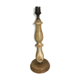 Pied de lampe en onyx vintage