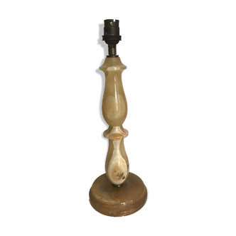 Pied de lampe en onyx vintage