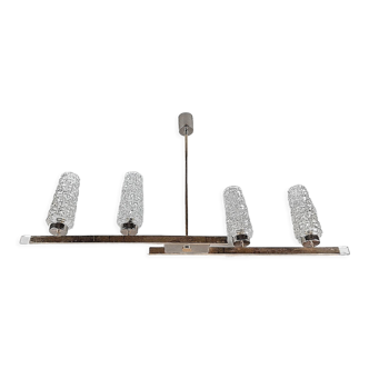 Chandelier mid century modern geometric shape 1 meter long
