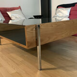 Table basse Habitat en verre et bois
