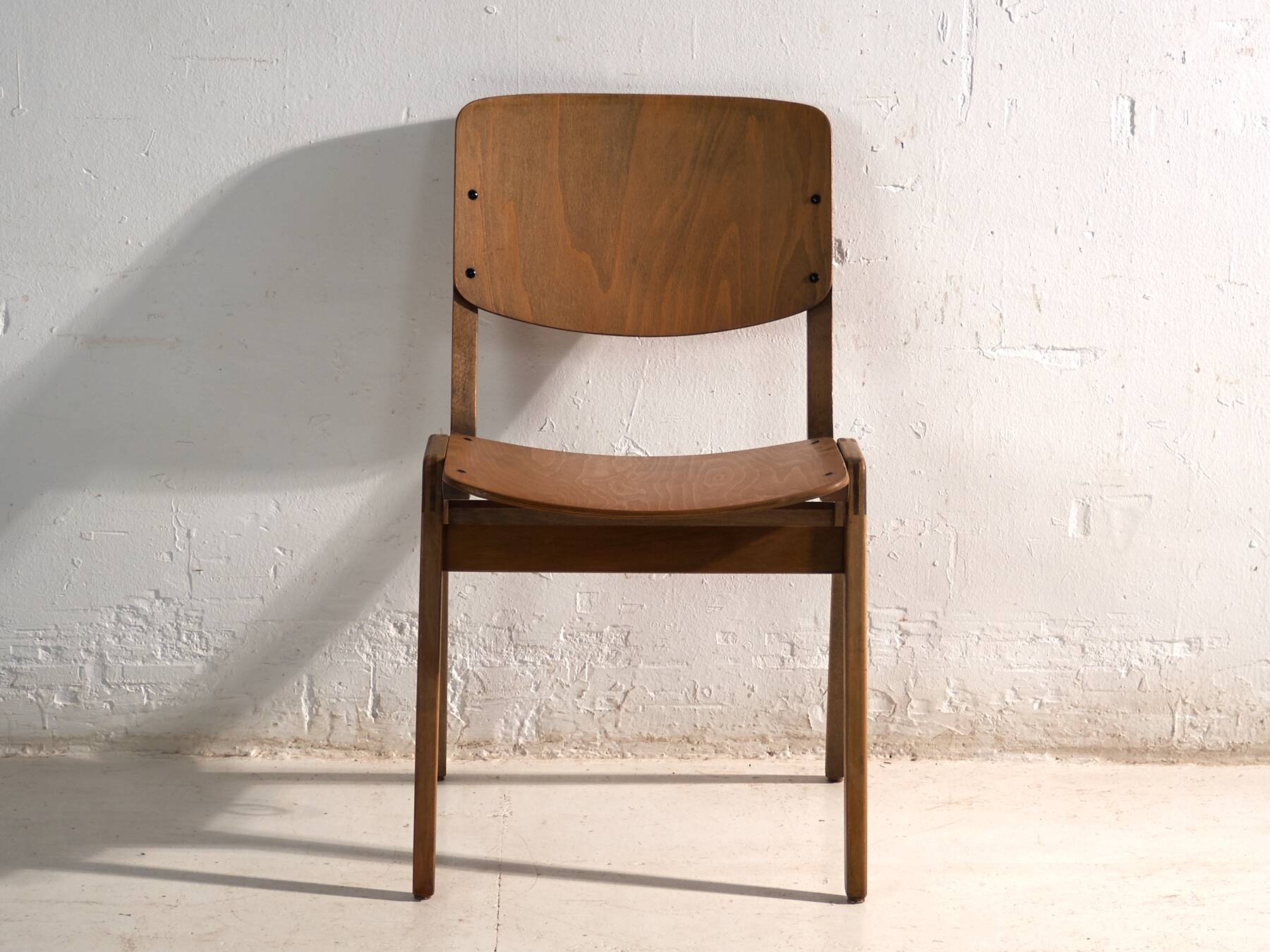 Vintage Thonet dining chairs (c.1950). Set of 4 pieces.