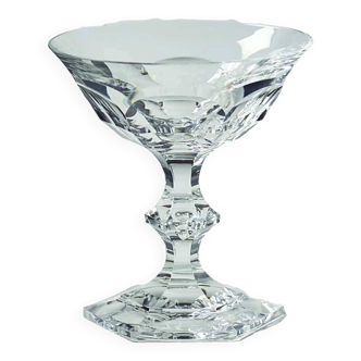 Crystal champagne glasses, Metternich val st lambert model