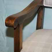 Victorian Armchairs with Carved Wood Details, Set of 2