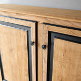 Solid oak storage cabinet