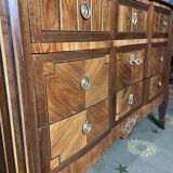 Restored XIXth century Transition style chest of drawers