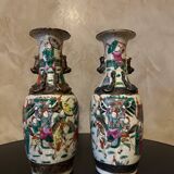 Paire de vase chinois XIXème