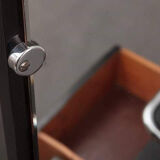 Bauhaus Beech Dressing Table and Mirror, Czech Modernism 1930s