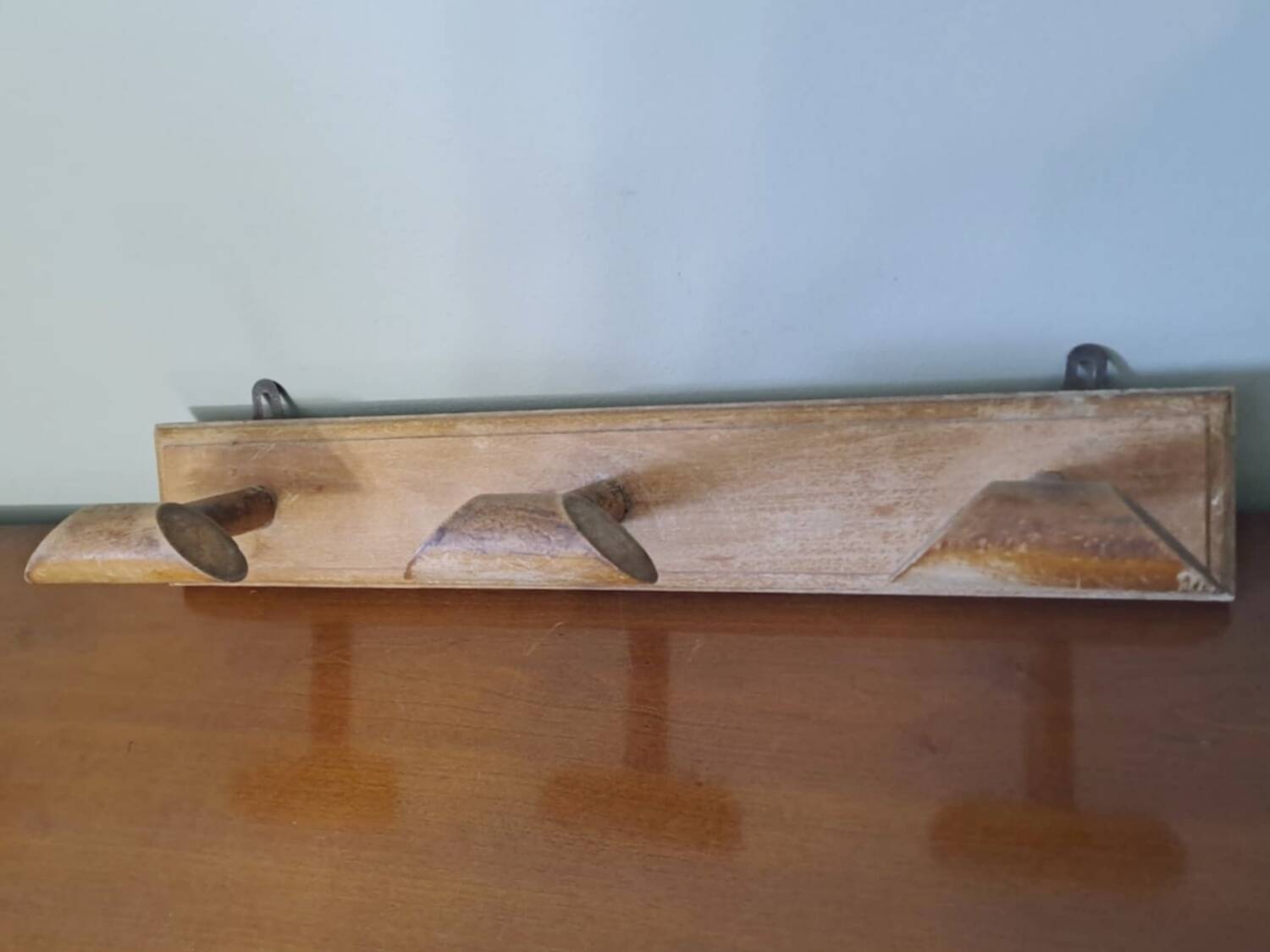 Old wall coat rack