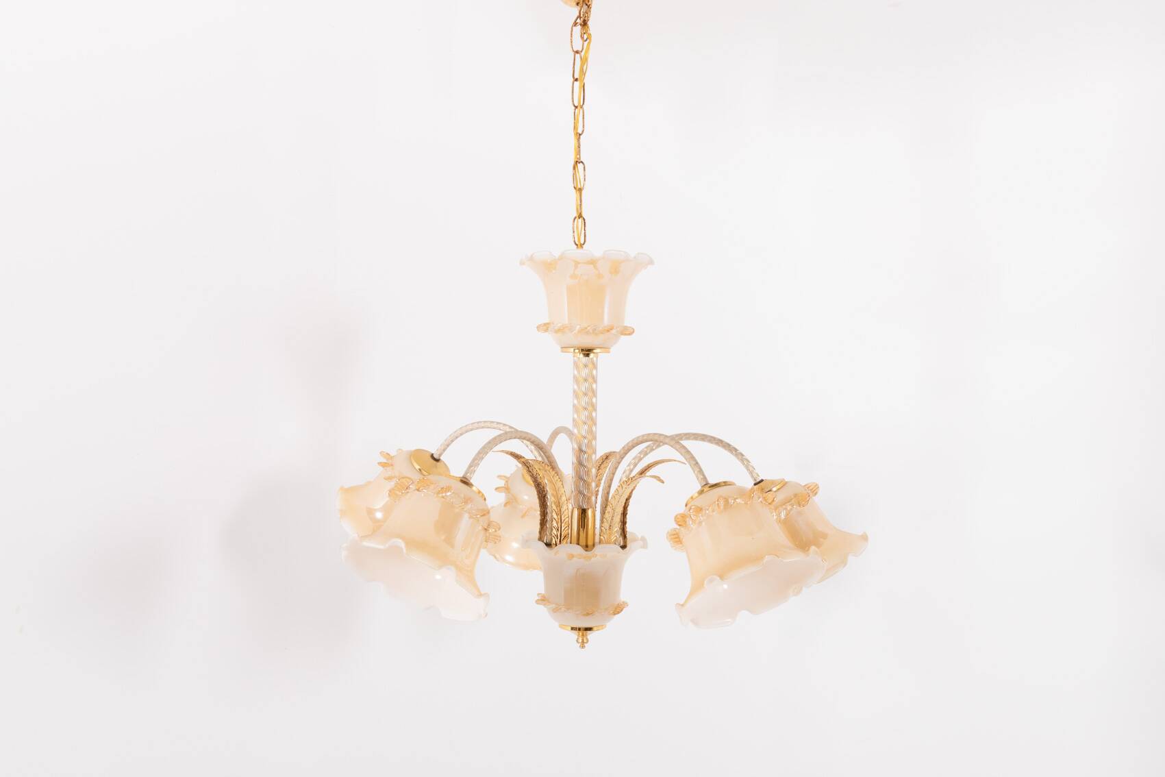 Murano glass ‘Flower’ chandelier, 1960’s Italy