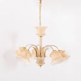 Murano glass ‘Flower’ chandelier, 1960’s Italy