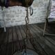Suspension vintage style Art Nouveau