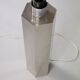 Hexagonal lamp in chromed steel France circa 1970
