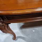 Cherry wood table and chairs set