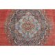 1970s Vintage Persian Handmade Wool Cotton Red Area Rug 289x384