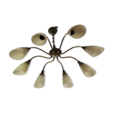 Vintage ceiling light with 8 arms