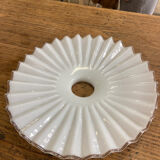 White opaline pendant light