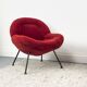 Chaises longues rouges par Fritz Neth pour Correcta, années 1950, ensemble de 2
